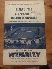 1953 cup final for sale  WALTHAM ABBEY