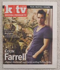 COLIN FARRELL 2012 KTV Poland Sherlock Holmes,Archive,Mark Knopfler,R.Dasgupta na sprzedaż  PL