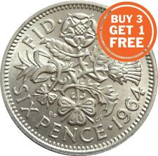 SIXPENCE ELIZABETH II COIN CHOICE OF YEAR 1953 TO 1967 for sale  Shipping to South Africa