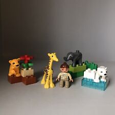 Lego Duplo 4962 Baby Zoo Set Completo Animales León Elefante Jirafa Oso Polar segunda mano  Embacar hacia Argentina