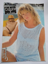 Knitting pattern cotton for sale  BEDFORD