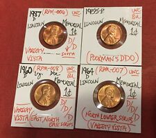 Lote de 4 monedas de un centavo Lincoln mixtas de EE. UU., usado segunda mano  Embacar hacia Argentina