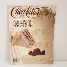 Usado, Revista Chocolatier 1986 Boda en Blanco Chocolate Boda Pastel Receta Hornear segunda mano  Embacar hacia Argentina