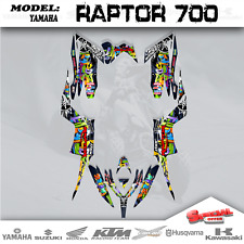 Used, Graphics Kits 3M Decals Stickers 4 Yamaha Raptor 700 2013-2019 for sale  Shipping to South Africa