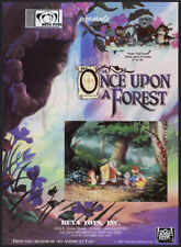 ONCE UPON A FOREST - Anuncio comercial original 1994/anuncio/Beta Toys anuncio promocional de felpa segunda mano  Embacar hacia Argentina