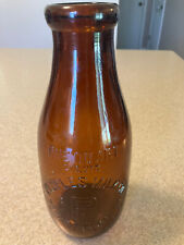 amber milk bottle for sale  Erie