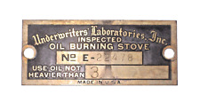 Vintage underwriters laborator for sale  Lostine