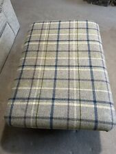 Grey check footstool for sale  BELFAST