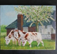 Tableau hst vaches d'occasion  France