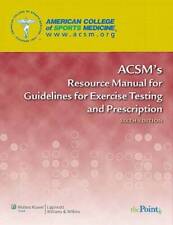 Manual de recursos de ACSM para pautas para pruebas de ejercicio y presc - BUENO segunda mano  Embacar hacia Mexico
