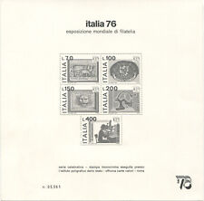 1976 repubblica foglietto usato  Milano