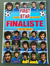 FOOTBALL SPÉCIAL EURO 1984 POSTER EQUIPE FRANCE FINALISTE, EQUIPES, BUTS PLATINI d'occasion  France