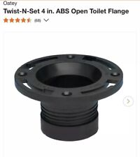 Oatey 4 pol. Flange de armário ABS Twist-N-Set, usado comprar usado  Enviando para Brazil