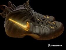 Nike Air Foamposite Pro preto metálico dourado tamanho 11 EUA comprar usado  Enviando para Brazil