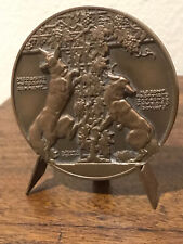 Medaille bronze fable d'occasion  Brive-la-Gaillarde