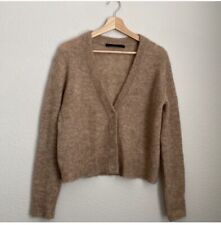 Jenni Kayne $295 Boyfriend Knit Cardigan in Almond Size Small for sale  Shipping to South Africa