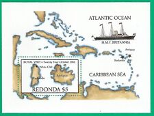 Redonda (Antigua) 1985 año como nuevo bloque montado (**) barcos segunda mano  Embacar hacia Argentina