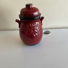 Vintage red rumtopf for sale  BELVEDERE