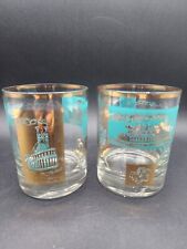 MCM Libbey Aqua Southern Comfort Beber Lowball vasos 2 piezas segunda mano  Embacar hacia Mexico