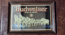 Vintage framed budweiser for sale  League City