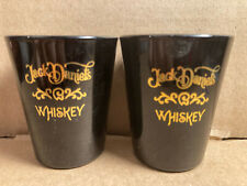 Vajilla de Colección Jack Daniels Whisky Negro Rollo Oro Letras Disparo Vidrio de Colección segunda mano  Embacar hacia Argentina