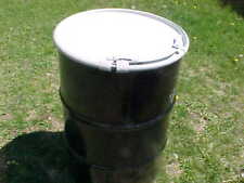 55 gallon Metal steel barrel barrels open top removable drum drums PICK UP ONLY! for sale  Browerville