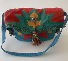 Used, Vintage VIVA Of California Multicolor SoftLeather Fiesta Collection Shoulder Bag for sale  Shipping to South Africa
