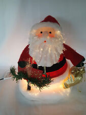 Used, Trendmasters Fiber Optic Santa Claus Christmas Table Decor Holiday Indoor for sale  Ceres