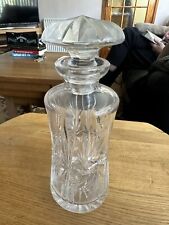 Heavy crystal decanter for sale  WEST BYFLEET