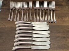 LEONARD - Vajilla de plata - Tenedores y cuchillos para ensalada/cena acero inoxidable segunda mano  Embacar hacia Argentina