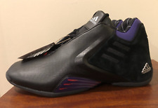 Zapatos de baloncesto Adidas TMAC Tracy McGrady Raptors negros púrpura GY2394 TALLA 11.5 segunda mano  Embacar hacia Argentina