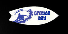  Croyde Bay Surfing Sticker  - Classic Car Decal VW Camper Beetle Type 1 2 3, used for sale  BEWDLEY