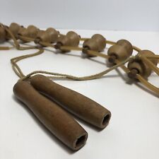 Vintage Wooden Ball Bead Back Massager Body Neck Self Relaxing Hand Held Roller for sale  Shipping to South Africa