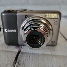 Canon PowerShot A2000 IS 10.0MP Digital Camera Gunmetal Silver Tested Cords , used for sale  Shipping to South Africa