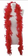 Red feather boa for sale  REDDITCH