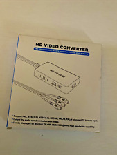 Used, HD video converter RCA to HDMI Converter can convert CVBS COMPOSIT VIDEO for sale  Shipping to South Africa