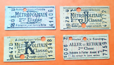 Anciens tickets metropolitain d'occasion  Sassenage