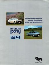 Hyundai pony saloon for sale  UK