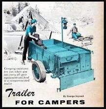 Usado, Trailer de suprimentos de acampamento com cozinha removível e armazenamento 1957 como construir planos comprar usado  Enviando para Brazil