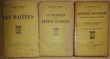 Livres maurice barrès d'occasion  Tours-