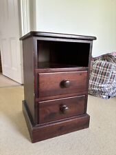 Cherry wood bedside for sale  LONDON