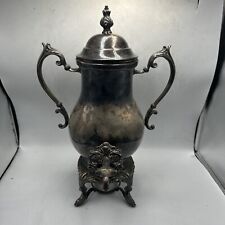 Aquecedor de urna de chá vintage FB Rogers banhado a prata Samovar café com queimador 15" comprar usado  Enviando para Brazil