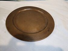 Handmade Copper Hammered Plate 11 1/8" D, NICE! for sale  Shipping to South Africa