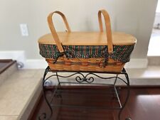 longaberger basket wrought iron for sale  South Bend