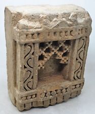 Antiga prateleira de arco de parede pedra areia 'Aala' original antiga fina esculpida à mão comprar usado  Enviando para Brazil