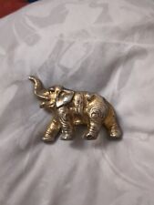 Brass elephant figure for sale  DEESIDE