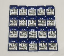 Lote de 20 tarjetas de memoria SD de 2 GB para cámara computadora PDA Palm Canon Sony Nikon segunda mano  Embacar hacia Mexico