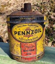 Vintage gallon pennzoil for sale  Ellwood City