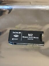 SanDisk Memory Stick Micro M2 para Memory Stick MS Pro adaptador conversor M2ADAPTADOR comprar usado  Enviando para Brazil