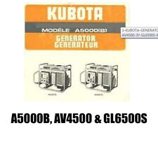 Kubota generator a5000b d'occasion  Expédié en Belgium